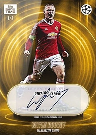 Sticker Wayne Rooney - UEFA Club Competitions Showtime 2023/24
 n. 3AU - Topps