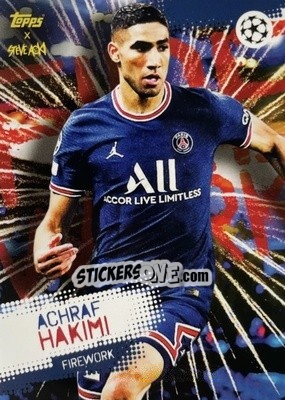Sticker Achraf Hakimi - UEFA Champions League 2021-2022 Football Festival by Steve Aoki
 n. 1 - Topps
