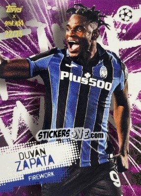 Sticker Duván Zapata - UEFA Champions League 2021-2022 Football Festival by Steve Aoki
 n. 6 - Topps