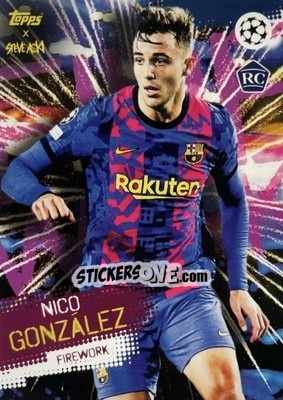 Sticker Nico Gonzalez - UEFA Champions League 2021-2022 Football Festival by Steve Aoki
 n. 13 - Topps