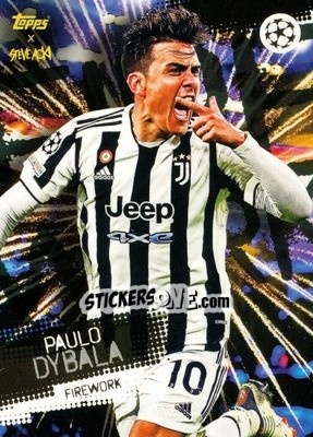 Sticker Paulo Dybala - UEFA Champions League 2021-2022 Football Festival by Steve Aoki
 n. 14 - Topps