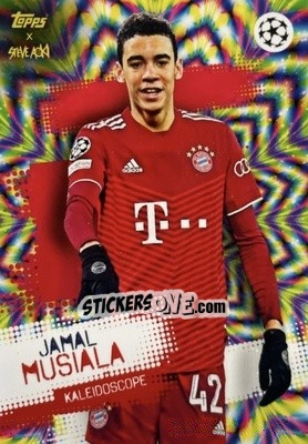 Sticker Jamal Musiala - UEFA Champions League 2021-2022 Football Festival by Steve Aoki
 n. 26 - Topps