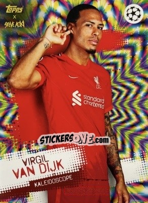 Sticker Virgil van Dijk - UEFA Champions League 2021-2022 Football Festival by Steve Aoki
 n. 34 - Topps