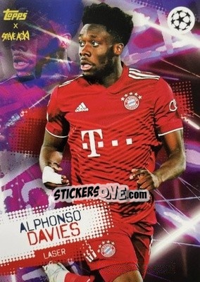 Sticker Alphonso Davies - UEFA Champions League 2021-2022 Football Festival by Steve Aoki
 n. 35 - Topps