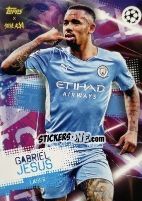 Sticker Gabriel Jesus - UEFA Champions League 2021-2022 Football Festival by Steve Aoki
 n. 40 - Topps