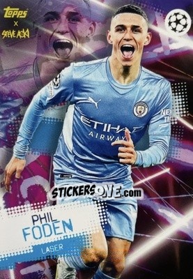 Sticker Phil Foden - UEFA Champions League 2021-2022 Football Festival by Steve Aoki
 n. 47 - Topps
