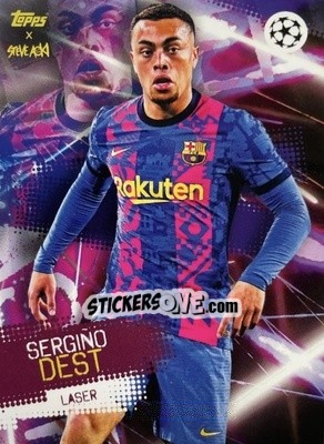Sticker Sergino Dest - UEFA Champions League 2021-2022 Football Festival by Steve Aoki
 n. 51 - Topps