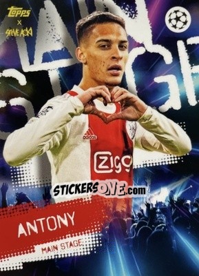 Sticker Antony - UEFA Champions League 2021-2022 Football Festival by Steve Aoki
 n. 52 - Topps
