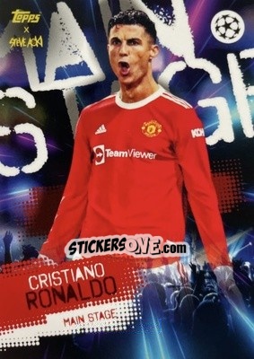 Sticker Cristiano Ronaldo - UEFA Champions League 2021-2022 Football Festival by Steve Aoki
 n. 53 - Topps