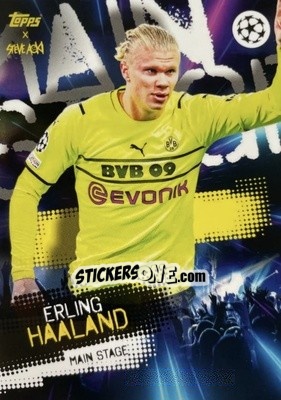 Sticker Erling Haaland - UEFA Champions League 2021-2022 Football Festival by Steve Aoki
 n. 55 - Topps