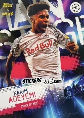 Sticker Karim Adeyemi - UEFA Champions League 2021-2022 Football Festival by Steve Aoki
 n. 57 - Topps