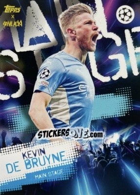 Sticker Kevin De Bruyne - UEFA Champions League 2021-2022 Football Festival by Steve Aoki
 n. 59 - Topps