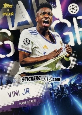 Sticker Vini Jr. - UEFA Champions League 2021-2022 Football Festival by Steve Aoki
 n. 66 - Topps