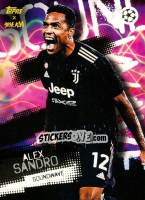 Sticker Alex Sandro - UEFA Champions League 2021-2022 Football Festival by Steve Aoki
 n. 68 - Topps
