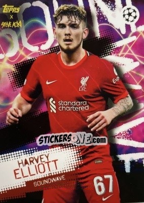 Sticker Harvey Elliott - UEFA Champions League 2021-2022 Football Festival by Steve Aoki
 n. 73 - Topps