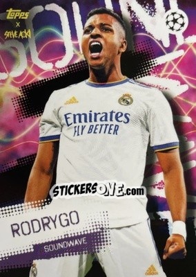 Sticker Rodrygo - UEFA Champions League 2021-2022 Football Festival by Steve Aoki
 n. 82 - Topps