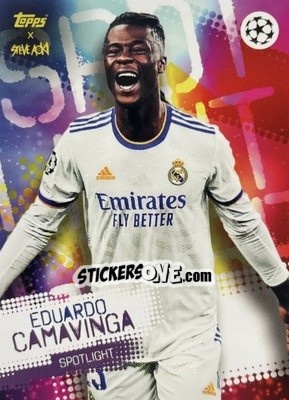 Sticker Eduardo Camavinga - UEFA Champions League 2021-2022 Football Festival by Steve Aoki
 n. 91 - Topps