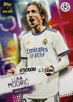 Sticker Luka Modric - UEFA Champions League 2021-2022 Football Festival by Steve Aoki
 n. 93 - Topps