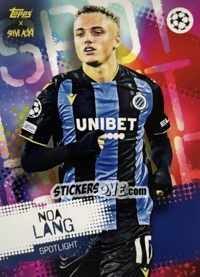 Sticker Noa Lang - UEFA Champions League 2021-2022 Football Festival by Steve Aoki
 n. 96 - Topps