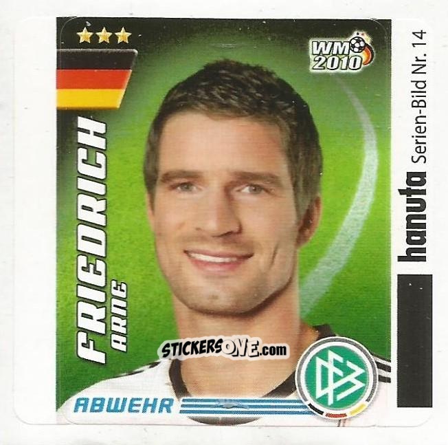Sticker Arne Friedrich - Goal! WM 2010 n. 14 - Ferrero