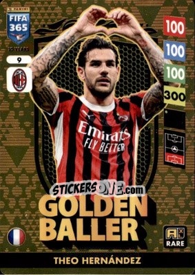 Sticker Théo Hernandez - FIFA 365: 2024-2025. Adrenalyn XL
 n. 9 - Panini