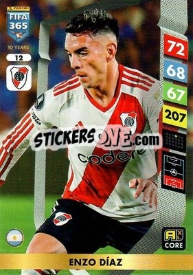 Sticker Enzo Díaz - FIFA 365: 2024-2025. Adrenalyn XL
 n. 12 - Panini