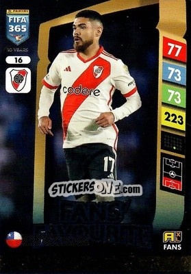 Sticker Paulo Díaz - FIFA 365: 2024-2025. Adrenalyn XL
 n. 16 - Panini