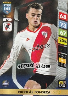Sticker Nicolás Fonseca - FIFA 365: 2024-2025. Adrenalyn XL
 n. 17 - Panini