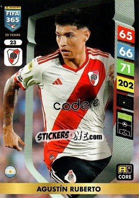 Figurina Agustín Ruberto - FIFA 365: 2024-2025. Adrenalyn XL
 n. 23 - Panini