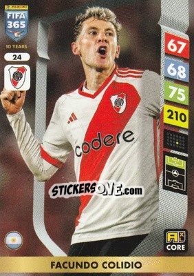 Sticker Facundo Colidio - FIFA 365: 2024-2025. Adrenalyn XL
 n. 24 - Panini