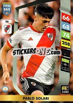 Sticker Pablo Solari - FIFA 365: 2024-2025. Adrenalyn XL
 n. 26 - Panini