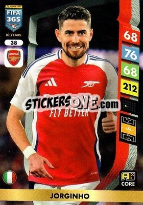 Sticker Jorginho - FIFA 365: 2024-2025. Adrenalyn XL
 n. 38 - Panini