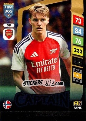 Sticker Martin Ødegaard - FIFA 365: 2024-2025. Adrenalyn XL
 n. 39 - Panini