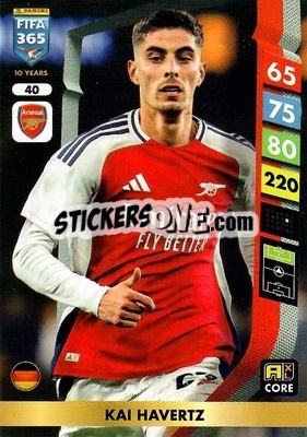 Sticker Kai Havertz - FIFA 365: 2024-2025. Adrenalyn XL
 n. 40 - Panini