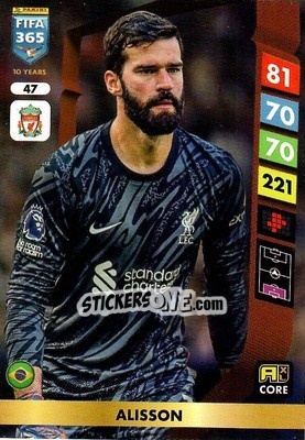 Sticker Alisson - FIFA 365: 2024-2025. Adrenalyn XL
 n. 47 - Panini