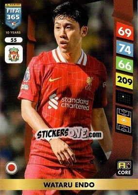 Sticker Wataru Endō - FIFA 365: 2024-2025. Adrenalyn XL
 n. 55 - Panini
