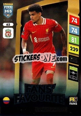 Sticker Luis Díaz - FIFA 365: 2024-2025. Adrenalyn XL
 n. 63 - Panini