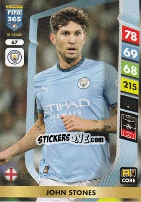 Sticker John Stones - FIFA 365: 2024-2025. Adrenalyn XL
 n. 67 - Panini