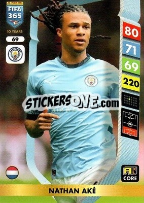 Sticker Nathan Aké - FIFA 365: 2024-2025. Adrenalyn XL
 n. 69 - Panini