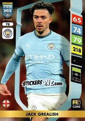 Sticker Jack Grealish - FIFA 365: 2024-2025. Adrenalyn XL
 n. 78 - Panini