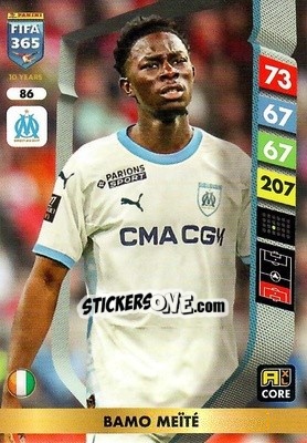 Cromo Bamo Meïté - FIFA 365: 2024-2025. Adrenalyn XL
 n. 86 - Panini