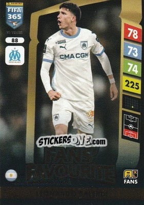 Sticker Leonardo Balerdi - FIFA 365: 2024-2025. Adrenalyn XL
 n. 88 - Panini