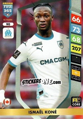 Sticker Ismaël Koné - FIFA 365: 2024-2025. Adrenalyn XL
 n. 90 - Panini