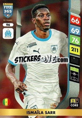 Sticker Ismaila Sarr - FIFA 365: 2024-2025. Adrenalyn XL
 n. 96 - Panini