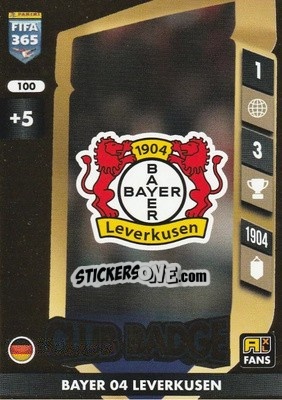 Sticker Club Badge - FIFA 365: 2024-2025. Adrenalyn XL
 n. 100 - Panini