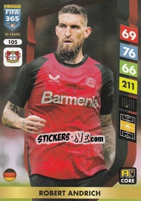 Sticker Robert Andrich - FIFA 365: 2024-2025. Adrenalyn XL
 n. 105 - Panini