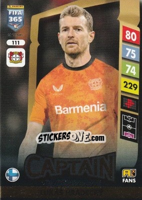 Sticker Lukáš Hrádecký - FIFA 365: 2024-2025. Adrenalyn XL
 n. 111 - Panini
