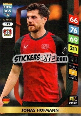 Sticker Jonas Hofmann - FIFA 365: 2024-2025. Adrenalyn XL
 n. 112 - Panini