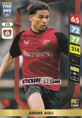 Sticker Amine Adli - FIFA 365: 2024-2025. Adrenalyn XL
 n. 115 - Panini