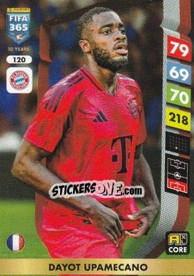 Sticker Dayot Upamecano - FIFA 365: 2024-2025. Adrenalyn XL
 n. 120 - Panini